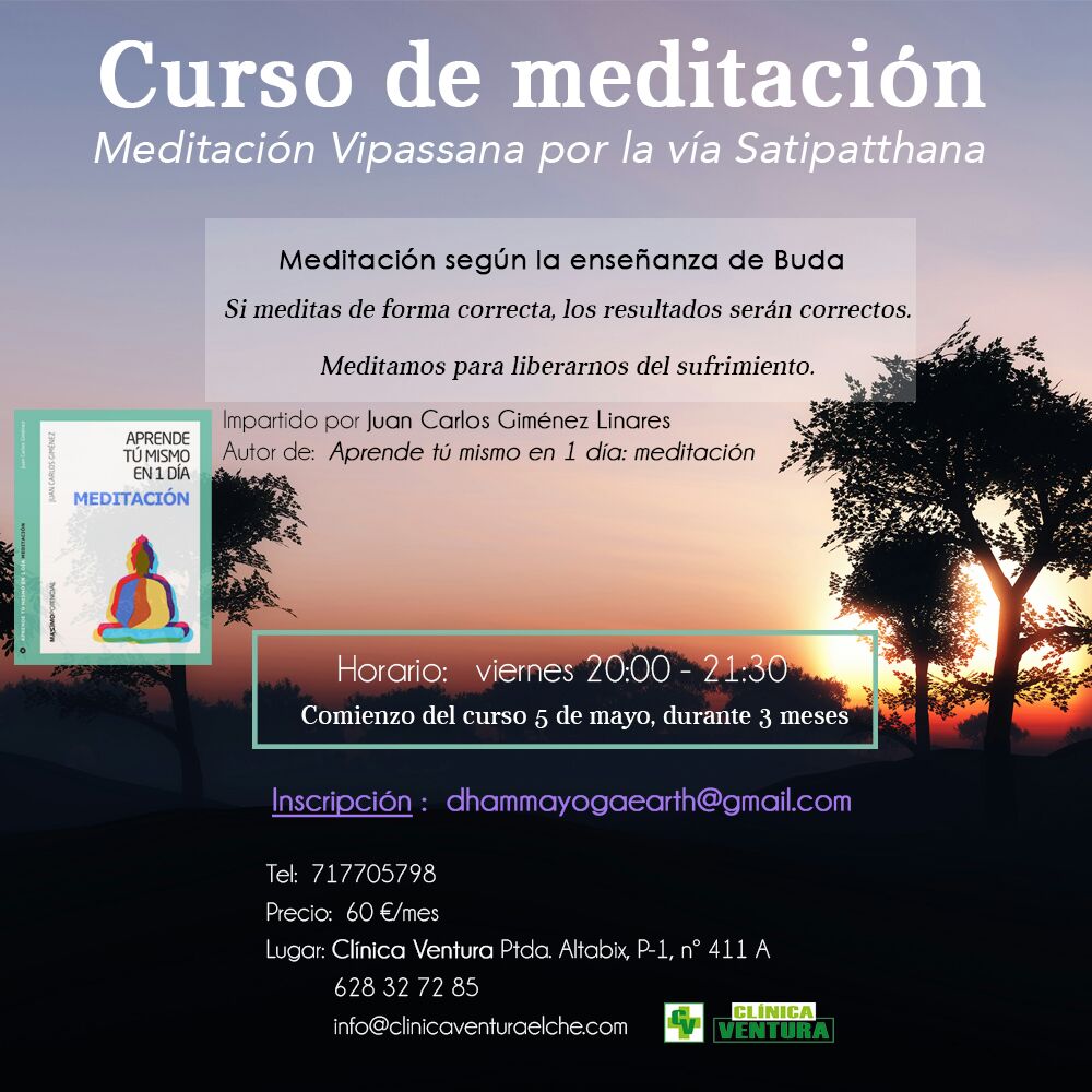 Clinica Ventura Elche Curso de meditación